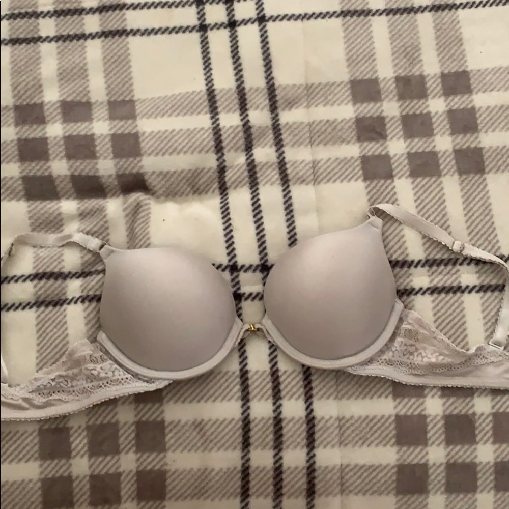 Silver bra